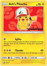 Ashs Pikachu (SM109) - SM Promos (SMP)