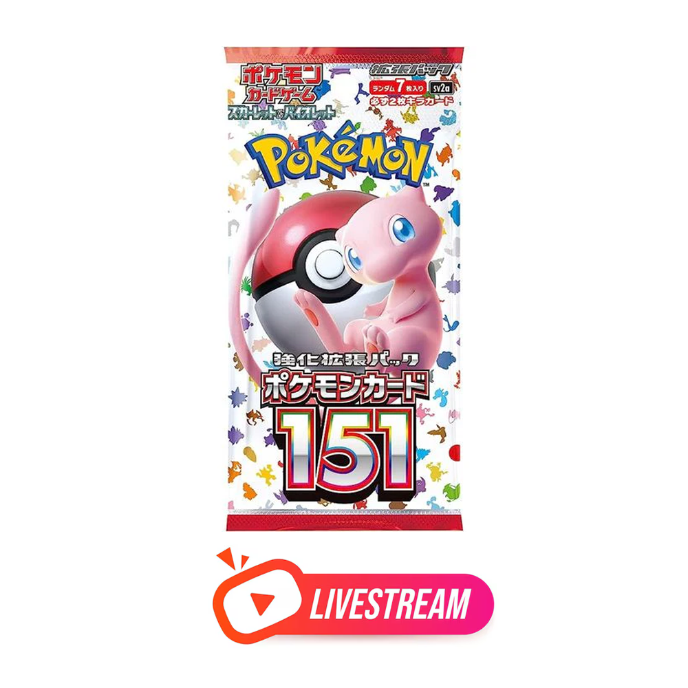 Pokemon 151 - (Japanese) Live Stream