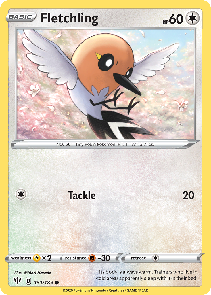 Fletchling (151/189) - Darkness Ablaze (DAA)