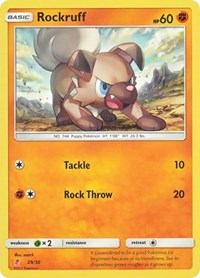 Rockruff (#29) (29) - SM Trainer Kit: Lycanroc & Alolan Raichu (SMK1)