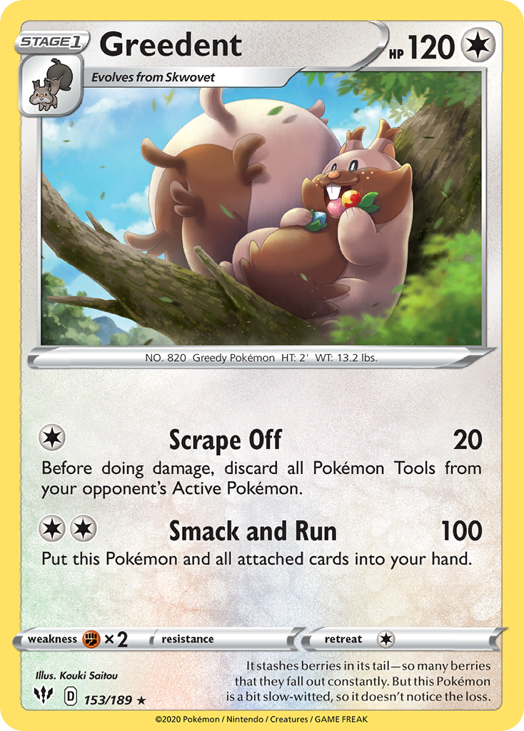 Greedent (153/189) - Darkness Ablaze (DAA)