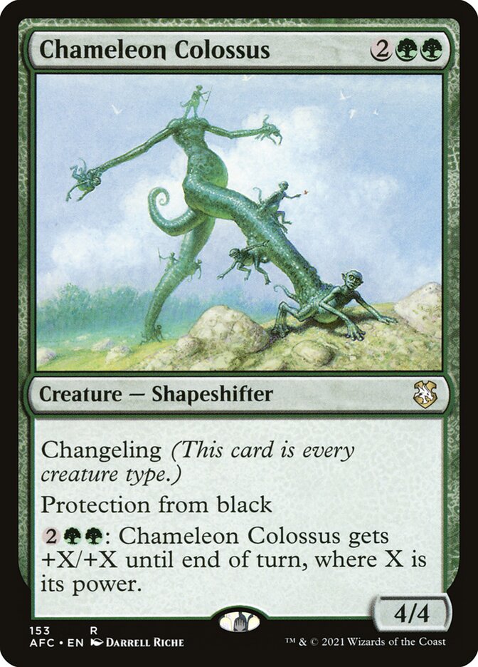 Chameleon Colossus (153) - Forgotten Realms Commander (AFC)