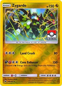 Zygarde - 100/147 (Pokemon League) (100) - League & Championship Cards (PR)