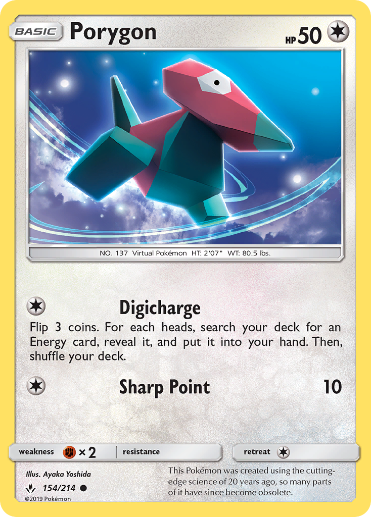 Porygon (154/214) - Unbroken Bonds (UNB)