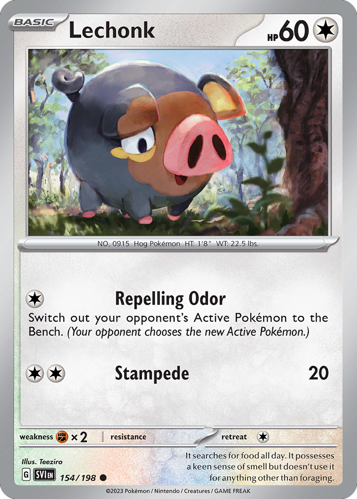 Lechonk (154/198) - Scarlet & Violet (SVI)