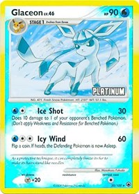 Glaceon - 20/100 (20) - Burger King Promos (BKP)