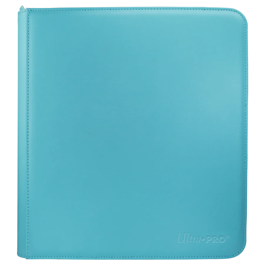 12-Pocket Ultra Pro Vivid Zippered Binder - Light Blue