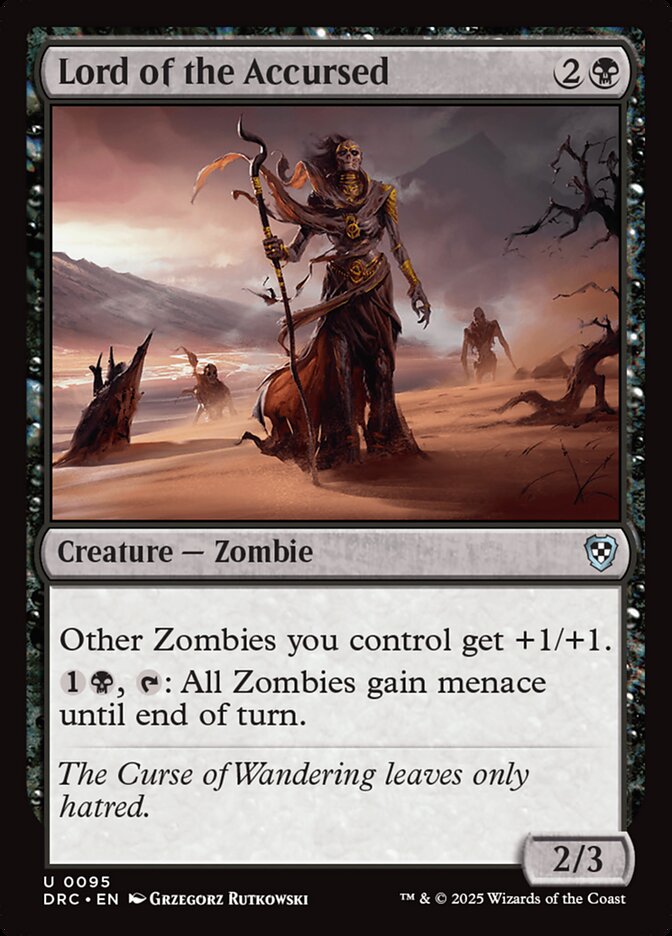 Lord of the Accursed - Aetherdrift Commander (DRC)