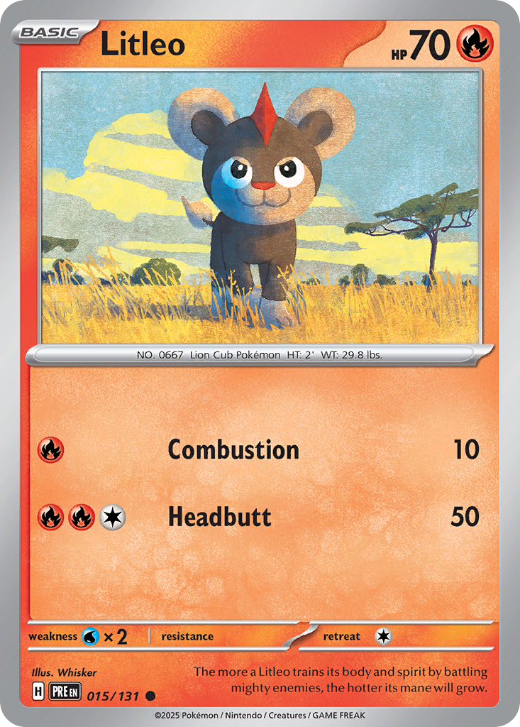 Litleo (15/131) - Prismatic Evolutions (PRE)
