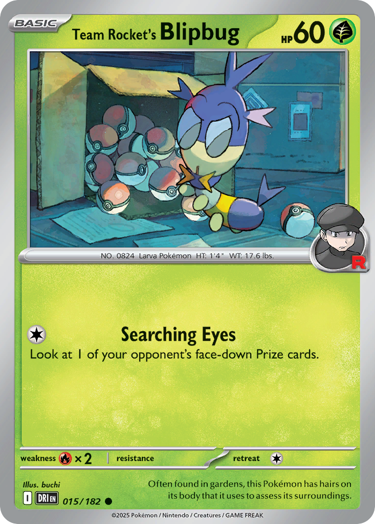 Team Rocket's Blipbug (15/182) - Destined Rivals (DRI)