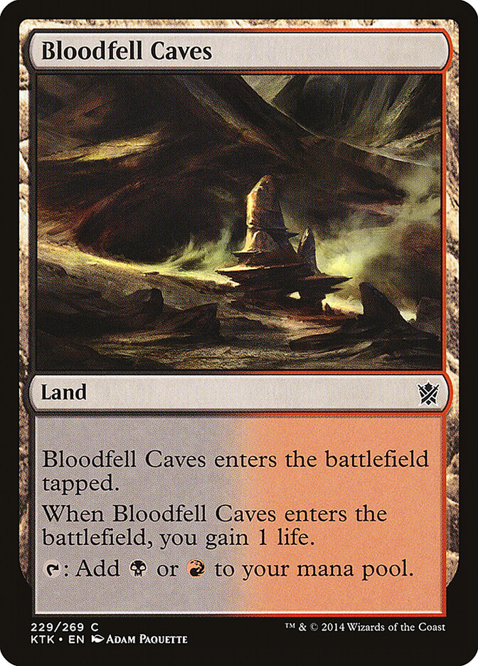 Bloodfell Caves (229) - Khans of Tarkir (KTK)