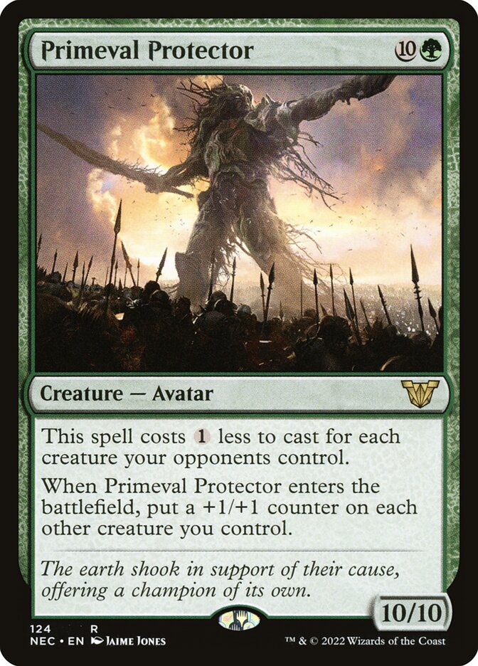 Primeval Protector (124) - Neon Dynasty Commander (NEC)