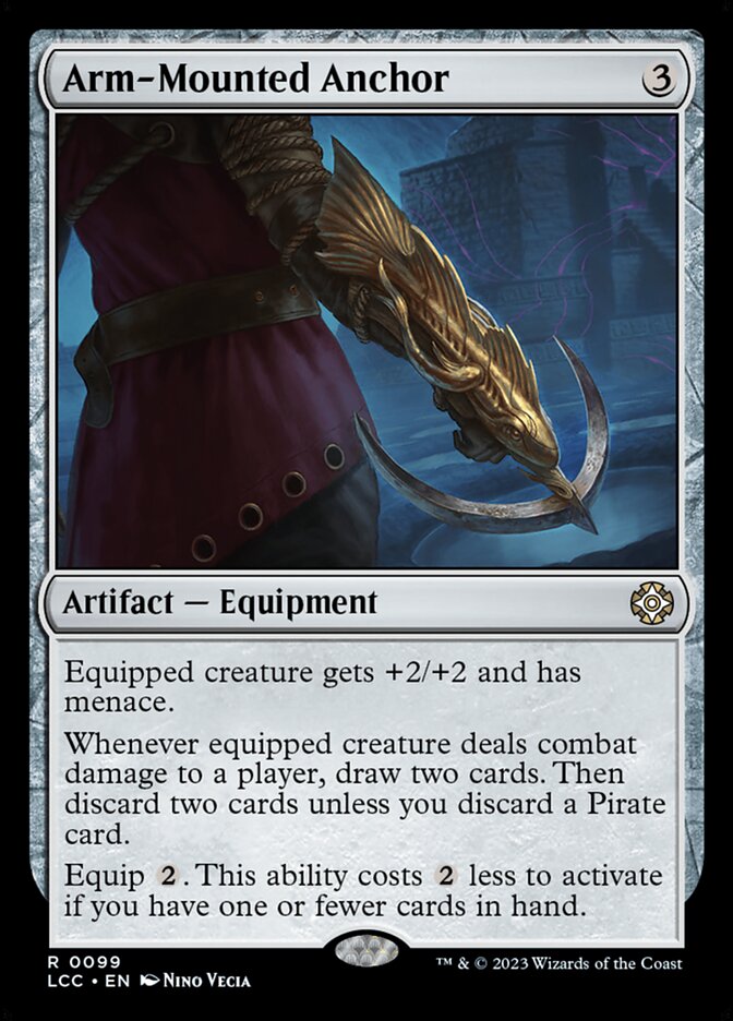 Arm-Mounted Anchor (99) - The Lost Caverns of Ixalan Commander (LCC)