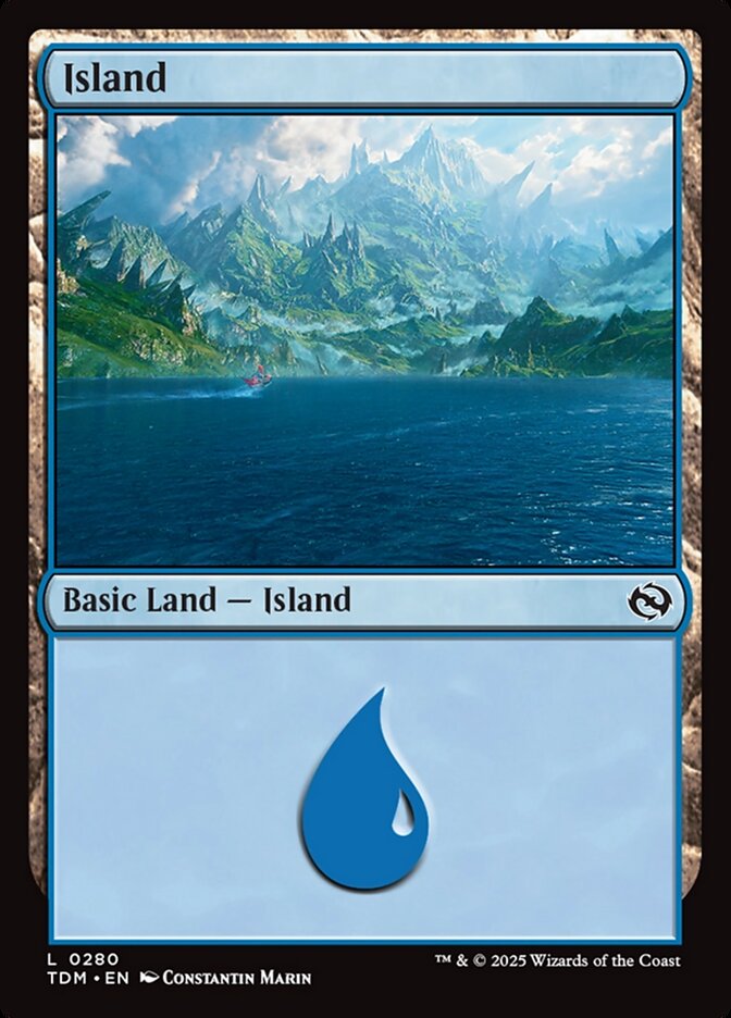 Island (280) - Tarkir: Dragonstorm (TDM)