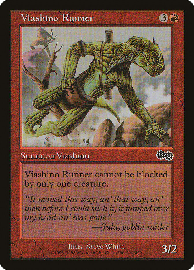 Viashino Runner (224) - Urza's Saga (USG)