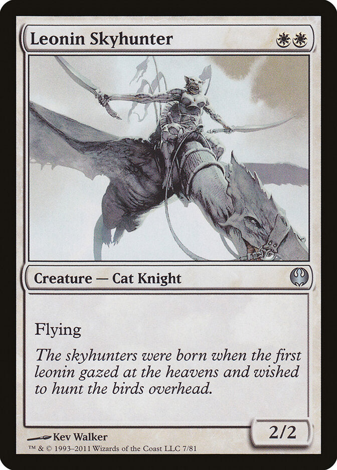 Leonin Skyhunter (7) - Duel Decks: Knights vs. Dragons (DDG)