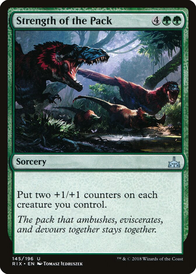Strength of the Pack (145) - Rivals of Ixalan (RIX)