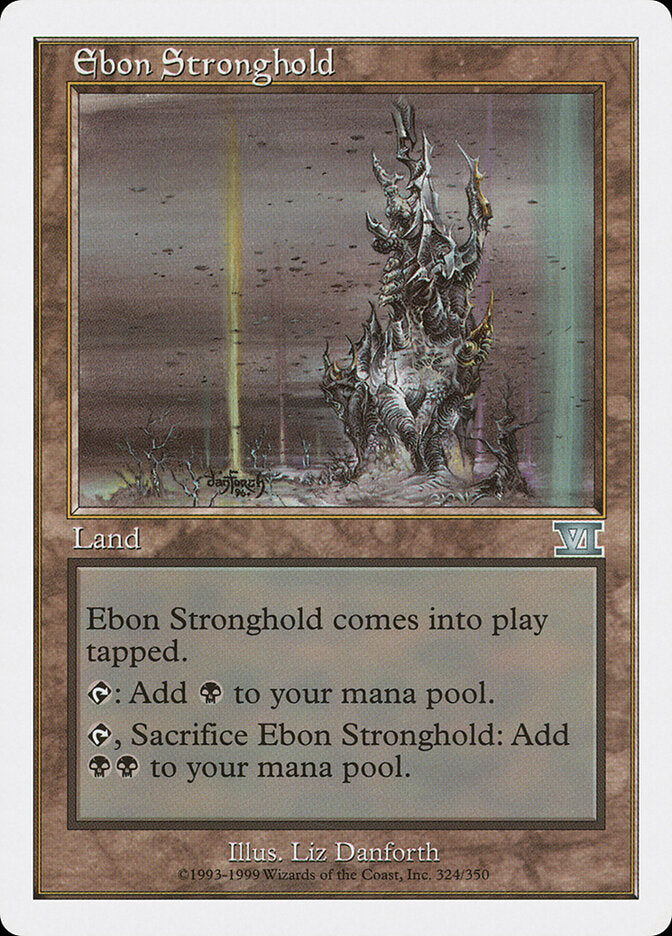 Ebon Stronghold (324) - Classic Sixth Edition (6ED)