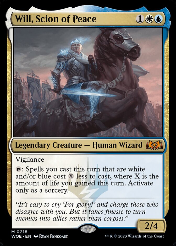 Will, Scion of Peace (218) - Wilds of Eldraine (WOE)