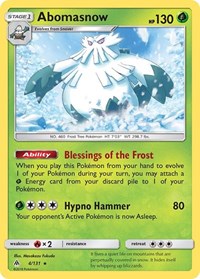 Abomasnow (4) - SM - Forbidden Light (SM06)
