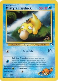 Mistys Psyduck W Stamped (54) - WoTC Promo (PR)