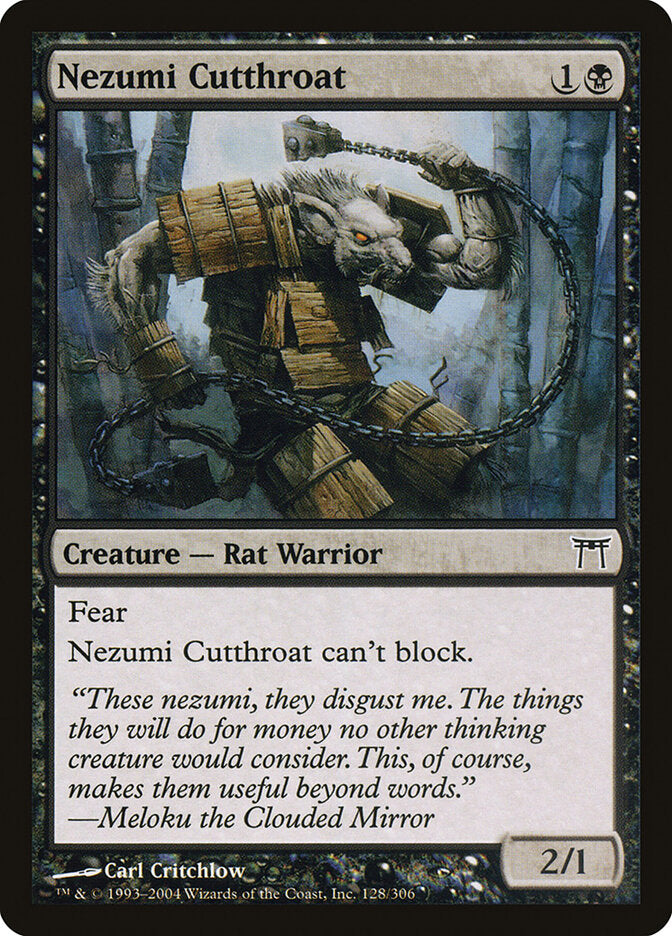 Nezumi Cutthroat (128) - Champions of Kamigawa (CHK)
