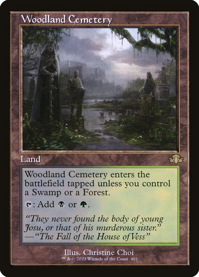 Woodland Cemetery (401) - Dominaria Remastered (DMR)