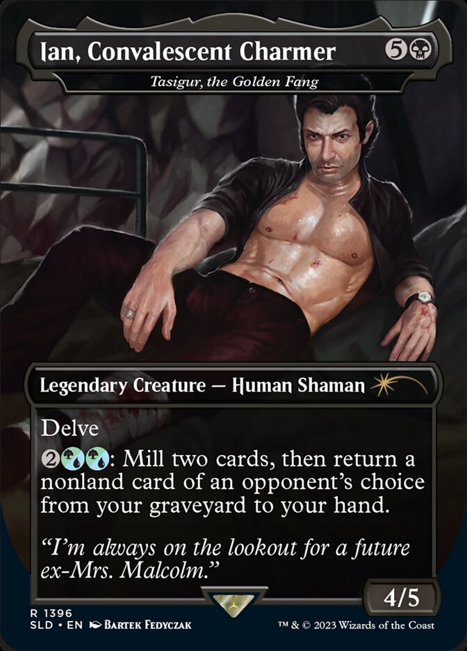 Ian, Convalescent Charmer - Tasigur, the Golden Fang (1396) - Secret Lair Drop (SLD)
