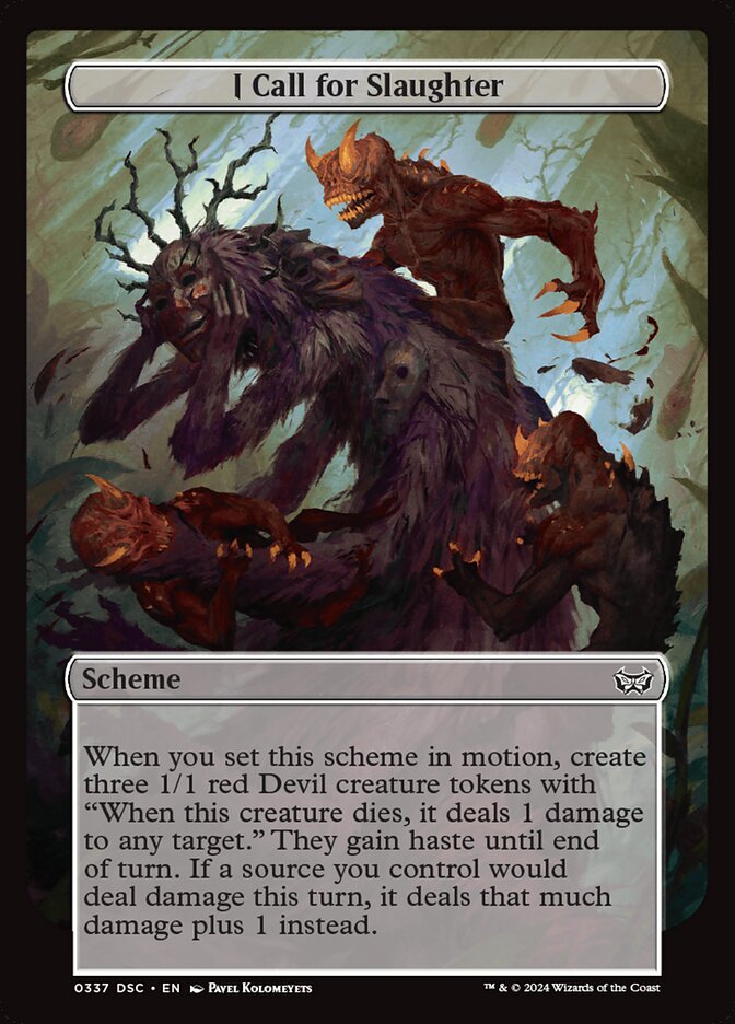 I Call for Slaughter (337) - Duskmourn: House of Horror Commander (DSC)