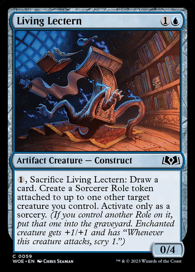 Living Lectern (59) - Wilds of Eldraine (WOE)