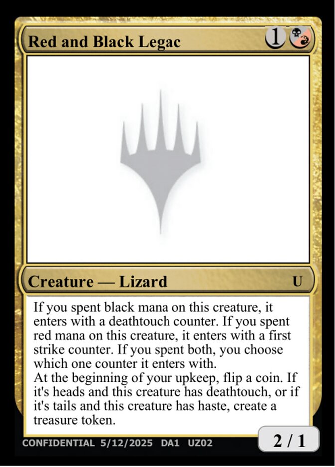 Red and Black Legac (UZ02) - Unknown Event (UNK)