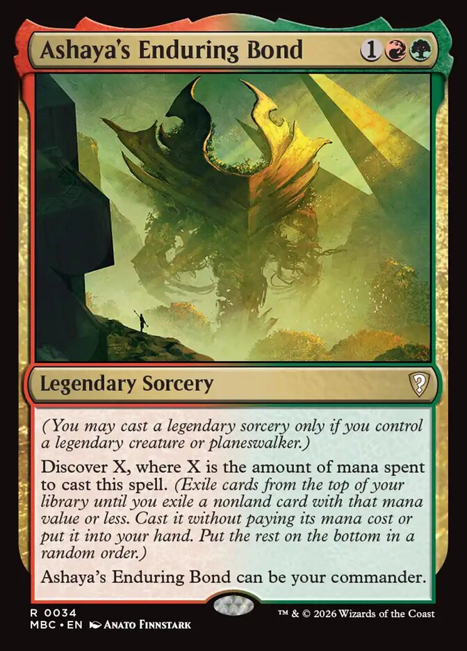 Ashaya's Enduring Bond (34) - Mystery Booster Commander Edition (MBC)