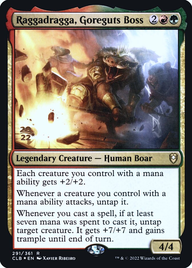 Raggadragga, Goreguts Boss (291s) - Battle for Baldur's Gate Promos (PCLB)
