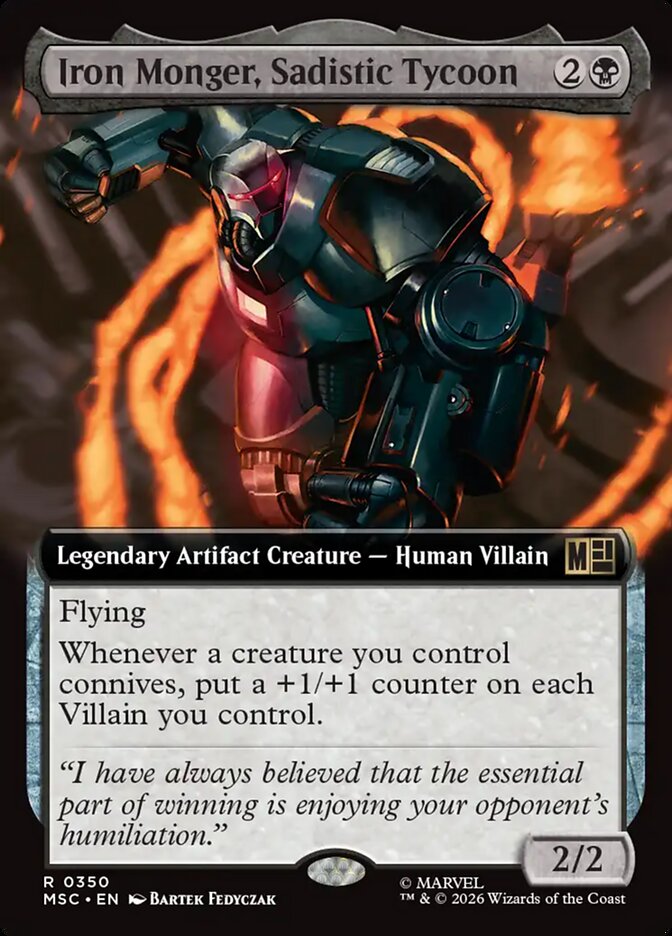 Iron Monger, Sadistic Tycoon (350) - Marvel Super Heroes Commander (MSC)