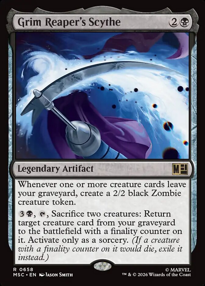 Grim Reaper's Scythe (658) - Marvel Super Heroes Commander (MSC)