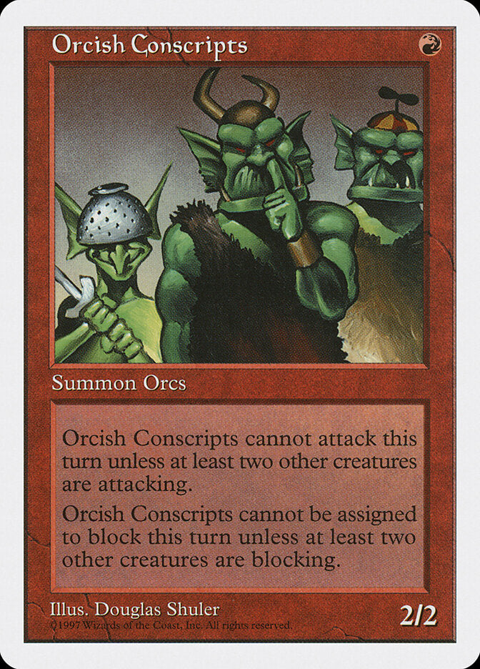 Orcish Conscripts (255) - Fifth Edition (5ED)