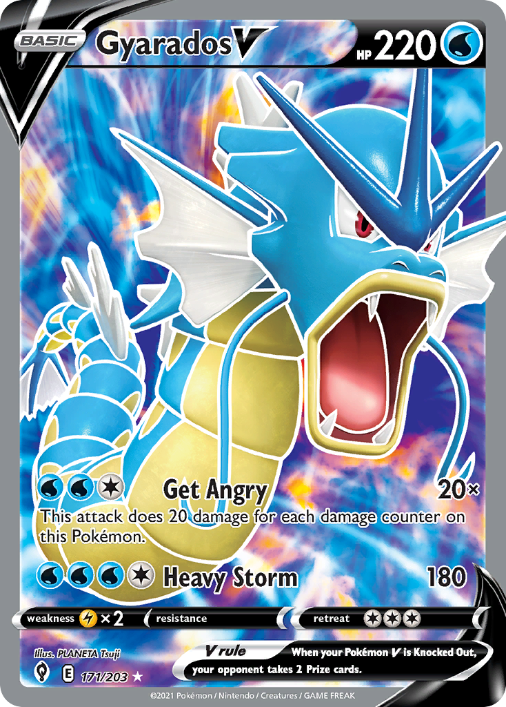 Gyarados V (171/203) - Evolving Skies (EVS)