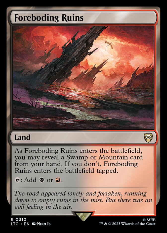 Foreboding Ruins (310) - Tales of Middle-earth Commander (LTC)