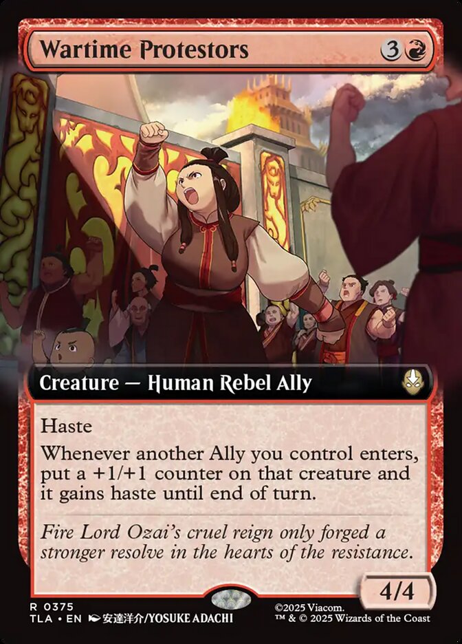 Wartime Protestors (375) - Avatar: The Last Airbender (TLA)