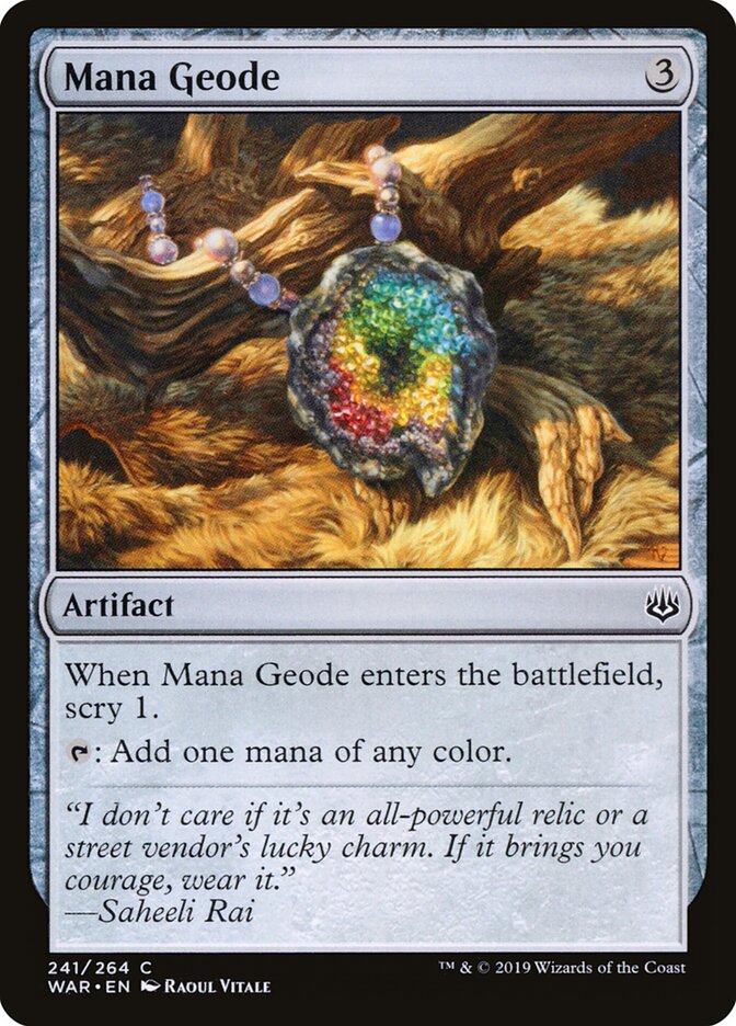 Mana Geode (241) - War of the Spark (WAR)