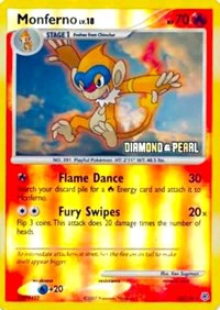 Monferno - 56/130 (56) - Burger King Promos (BKP)