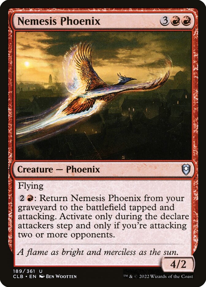 Nemesis Phoenix (189) - Commander Legends: Battle for Baldur's Gate (CLB)