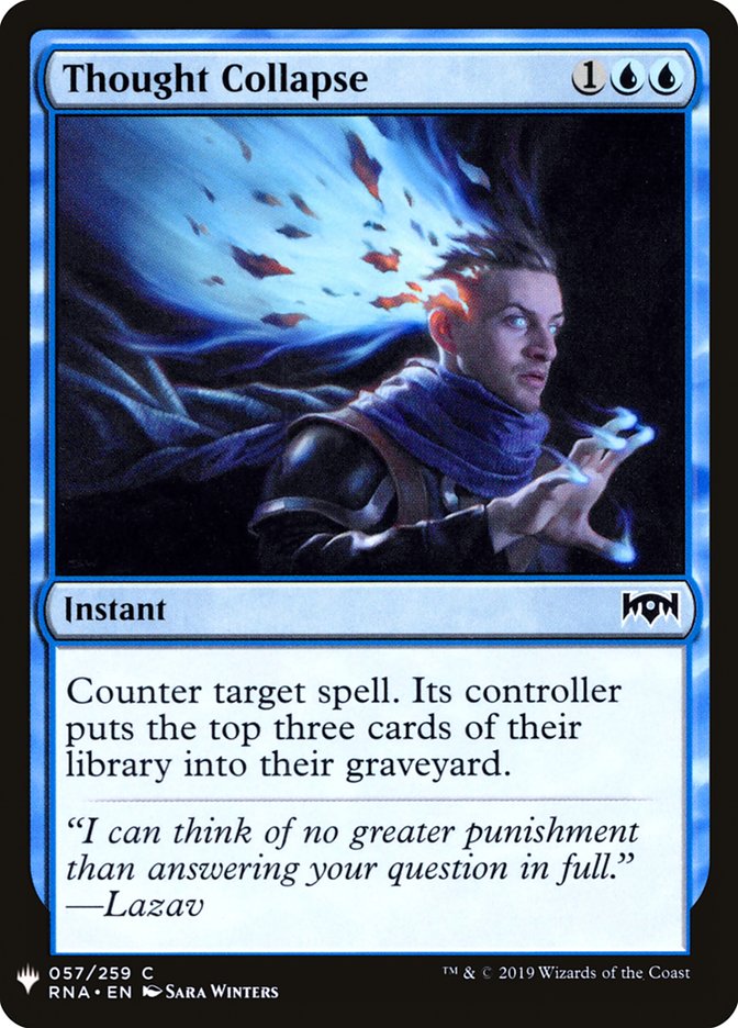 Thought Collapse - The List (PLST)
