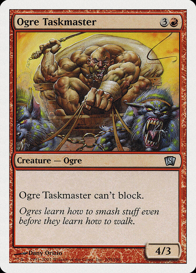 Ogre Taskmaster (205) - Eighth Edition (8ED)
