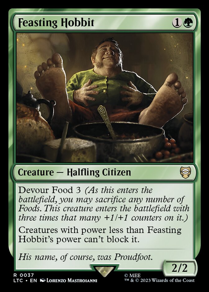 Feasting Hobbit (37) - Tales of Middle-earth Commander (LTC)
