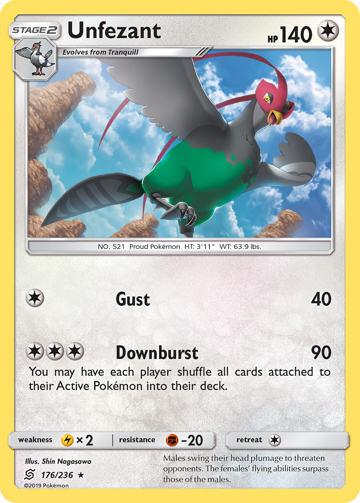 Unfezant (176/236) - Unified Minds (UNM)