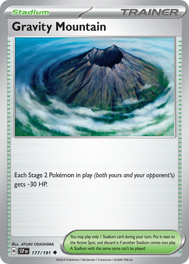 Gravity Mountain (177/191) - Surging Sparks (SSP)