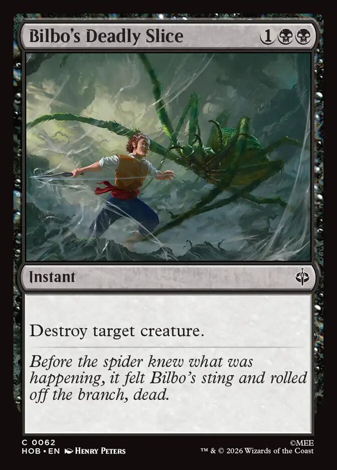 Bilbo's Deadly Slice (62) - The Hobbit (HOB)
