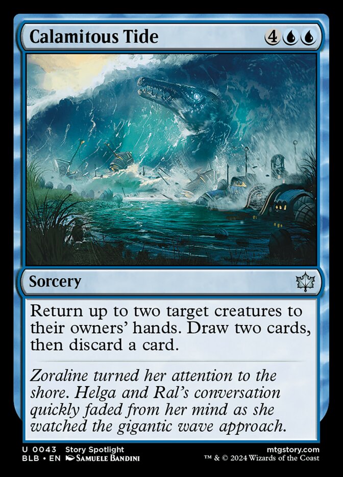 Calamitous Tide (43) - Bloomburrow (BLB)