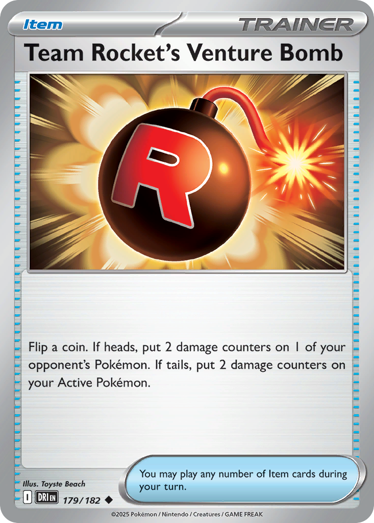 Team Rocket's Venture Bomb (179/182) - Destined Rivals (DRI)
